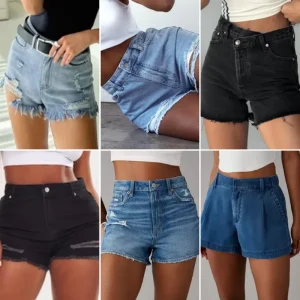 Women’s High Waisted Denim Shorts Summer Street Style Random Shipments