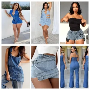 Women’s High Waisted Elastic Hip Lifting Slim Fit Jeans Pencil Pants Tight Jeans Mixed Random Delivery