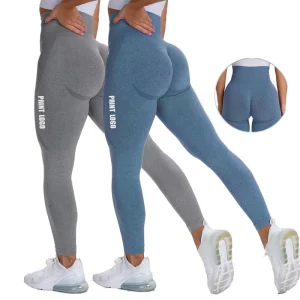 Women’s High Waisted Seamless Leggings Butt Lifting Yoga Pants for Gym Workout Fitness