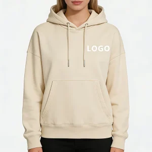 Women’s Hooded Sweatshirts Knitted Spandex Cotton Breathable Anti Wrinkle Plain Dyed Solid Color Front Badge