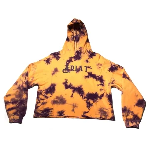 Women’s Hoodies Street Long Sleeve Tie Dye Heavyweight Sweatshirt Pullover Sets