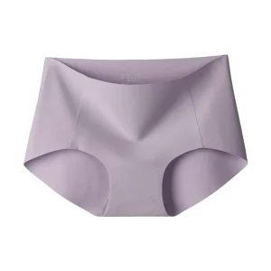 Women’s Invisible Panty Stretch Underwear Seamless Hipster Brief 7A Anti bacterial Ice Silk Thin Ladies Modal Teenage Panties