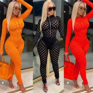 Womens Jump Suit Black Jumpsuits for Women Dressy Elegant Jumpsuit Mesh V Neck Wide Pants Long Pants Rompers for Women