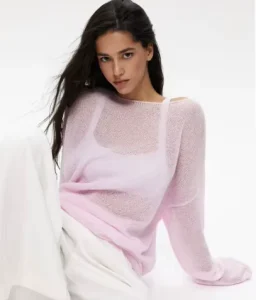 Women’s Knitted T-Shirt Knitwear Sweater
