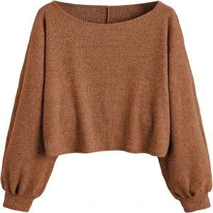 Women’s Korean Style O Neck Long Sleeve Knitted Pullover Hot Selling Spring Autumn Sweater for Sale