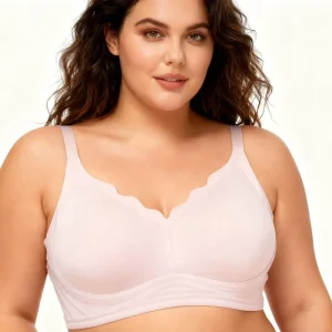 Women’s Large Size Anti Sagging Seamless Wireless Bras Excellent Comfort Moisture Wicking Push Up Bras Breathability Bra