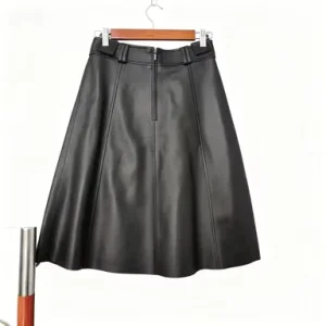 Women’s Leather Mini & Midi Skirt Customizable Spring & Summer Wear with OEM ODM Service