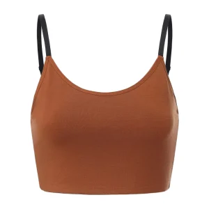 Women’s Lightweight Activewear Removable Pads Shockproof Gym Fitness Bras Cross Back Adjustable Straps Yoga Sports Bra