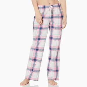 Women’s Lightweight Cotton Flannel Pajama Drawstring Pant Cotton Pants