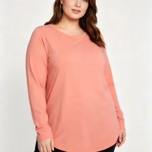 Women’s Long Sleeve Stretch T-Shirt with Custom Logo Printing