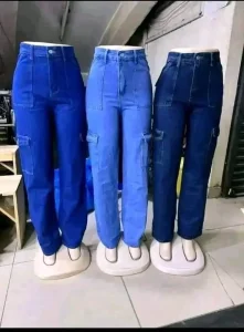 Women’s Loose-Fitting Mid Skinny Denim Cotton Stretch Jeans Plus Size Summer Trousers