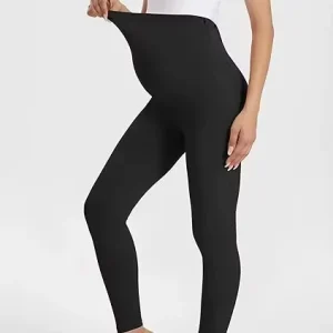 Women’s Maternity Activewear Yoga Leggings Midsection Pregnant Pants for Comfort and Style