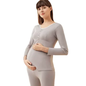 Women’s Maternity Nursing Pajamas Set Soft Cotton Pregnancy Breastfeeding PJ Set M XXL Maternity Clothes