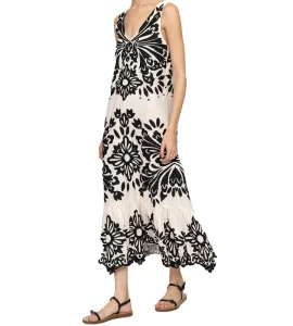Women’s Midi Dress Solid Natural Washable