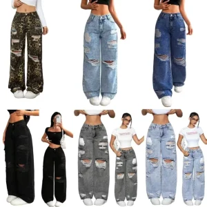 Women’s Mixed Style Denim Jeans Assorted Color Fit Casual Pants Bulk Random Shipment