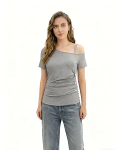 Women’s Off the Shoulder Asymmetrical Tops