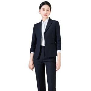 Women’s Office Trouser Suit Styles for Wedding Jackets Pants Formal Business Suits Set for Women Elegant
