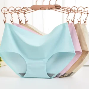Women’s One Piece Panties Cozy Underpants Seamless Panties Soft Underwear Knickers 4 Sizes Sexy Panties Hipster for Women Adults
