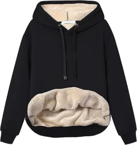 Women’s Oversize Fashion Cozy Hoodies and Loose Sweatshirts Long Sleeve Sweaters Pullover Fall Outfits Winter Keep Warm Clothes