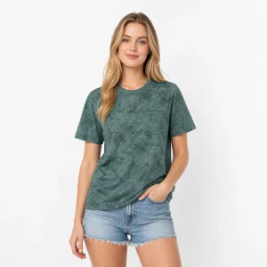 Women’s Oversized Tie Dye T-Shirt Short Sleeve Crew Neck Vintage Washed Casual Loose Fit Summer Top