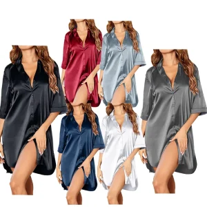 Women’s Pajamas 5XL Ladies Women’s Nightgown Sexy Women Nightwear