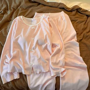 Women’s Pajamas Factory Direct Source for Winter Double-sided German Fleece Lining Youthful and Warm Fashionable Loungewear