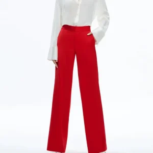 Women’s Pants Trousers for Ladies Causal Long Pants Overlap Waisted