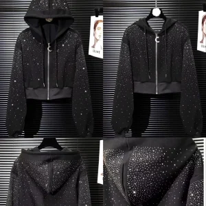 Women’s Pattern Hoodie & Long Sweatshirt Plus Size Fashion Style Available Sweatshirt
