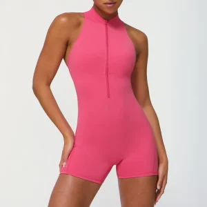 Women’s Plus Size Gym Activewear Jumpsuits Lady Summer Yoga Rompers Quick Dry and Breathable Summer Playsuits