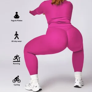 Women’s Plus Size Lightweight Gym Fitness Activewear Set Quick Dry 2 Piece Yoga Jacket for Spring Breathable Winter Tracksuits