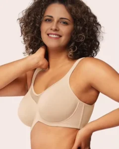 Women’s Plus Size Shapewear Bra Smooth Underwire Bra Without Padding Cool Touch Daily Wear for Full Bust Ready to Ship