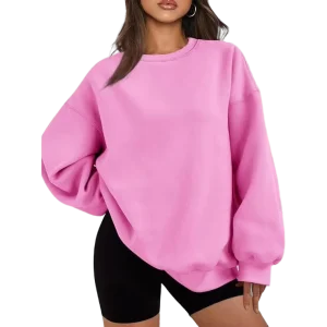 Women’s Plus-size Crew Neck Pullover Breathable Printed Casual Comfort All Season Sweatshirt