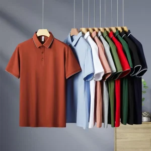 Women’s Polo Shirt Short Sleeve T Shirt Work Clothes for Team
