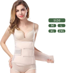 Women’s Post Pregnancy Slimming Girdle Invisible Belly Firm Control Shapewear Wrap Breathable Maternity Belts for Women