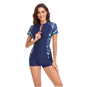 Women’s Push up Bikini Swimwear Flower Pattern Sexy Beachwear Bathing Suit with Removable Padded