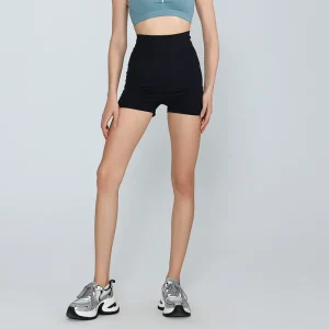 Women’s Quick Dry Gym Shorts Solid Pattern Fitness Compression Sports Shorts for Running and Yoga Soft Workout Shorts