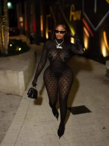 Women’s Romper Lace See Through Mesh Stretch Romper Sexy One Piece Backless Bodycon Jumpsuit