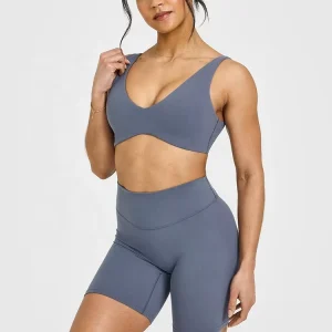 Women’s Scoop Back Sports Bra Minimal Coverage Yoga and Workout Bra