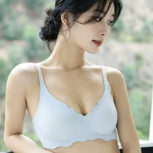 Women’s Seamless Bras Push up Jelly Bra Backless Comfortable Quality Bras for Ladies