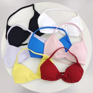 Women’s Seamless Breathable High Support Backless Strapless Yoga Sports Bra Set Adjustable Straps Removable Pads Four Way Stretch