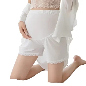 Women’s Seamless High Elastic Belly Supports High Waist Pregnancy Underwear Breathable Maternity Panties for Maternity Care