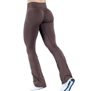 Women’s Seamless High Waist Yoga Pants Ankle Length Four Way Stretch Quick Dry Tummy Control Butt Lifting Sports (Nylon Spandex)