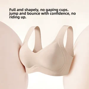 Women’s Seamless Invisible Anti-sagging Soft Support Tucking Breast Bra with Liquid Foundation