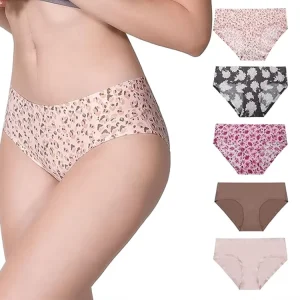 Women’s Seamless Underwear Bikini Underwear Panties Soft Stretch Briefs Custom for Women Thong Naked Feeling Fabric
