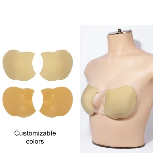 Women’s Sexy Apple Shaped Breast Patch 100% Cotton Seamless Fabric Nipple Cover Customized Size Invisible Intimates Accessories