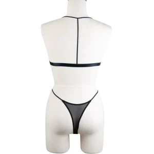 Women’s Sexy Lace Seamless Breathable Padded Underwire Push Up Bra Adjustable Straps 3/4 Cup High Cut Bow Thongs Panties Waist
