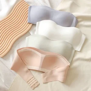 Women’s Sexy Seamless Tube Top Bralette Invisible Strapless Wireless Lingerie Thin Non-Slip Underwear for Everyday Use ODM