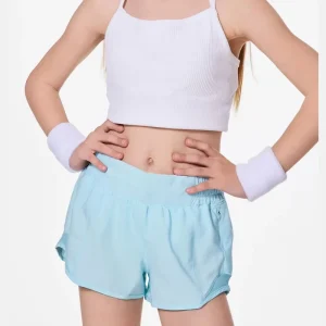 Women’s Shorts Sport Yoga Shorts Quick Drying Lightweight Outdoor Fitness Training Running Shorts With Zipper Pocket