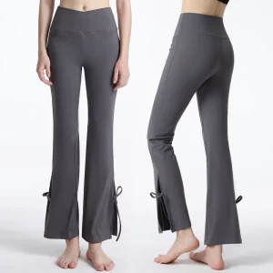 Women’s Skinny Athletic Wide Leg Trousers High Waisted Butt Lifting Slimming Stretch Trousers Quick Dry Athletic