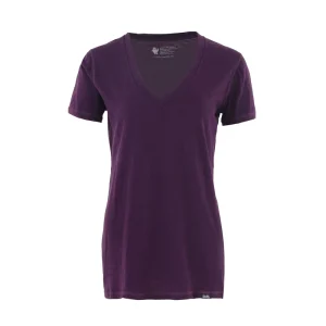 Women’s Solid Color Round Neck Short Sleeve Casual T Shirt Long Style